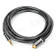 JINSANJIAO JF-2414 3.5mm Male to Female Stereo Audio Extension Cable - Black