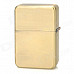 3D Bullet and Pistol Style Zinc Alloy Fuel Oil Lighter - Golden