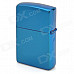 EARTH Love Letter Style Zinc Alloy Fuel Lighter - Blue