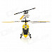 Rechargeable 3.5-CH IR Remote Controlled R/C Helicopter with Gyro - Yellow + Black + Silver