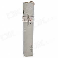 ZB-633 Stylish Windproof Butane Jet Lighter - Silver