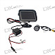 IR Night Vision Embedded Parking Video Camera with 3.5" LCD Receiver Set (DC 12V/NTSC)