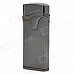 ZB-523 Electric Induction Stainless Steel Windproof Butane Jet Lighter - Dark Grey (1 x 27A)