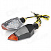 HG-SJ-006 1W 50lm 18-LED Yellow Light Motorcycle Steering Signal Lamp (2 PCS / 12V)
