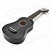 William AJ012 Mini Handheld 21" 4-String Ukulele Guitar - Black