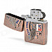 Stylish Windproof USA Eagle Pattern Zinc Alloy Oil Lighter - Bronze