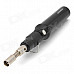 1300'C Windproof Adjustable Flame Manual-Ignition Butane Jet Torch Lighter with Support - Black