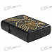 Gold Eagle Oil Lighter with Protective Wooden Case