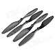 10 x 4.5 Carbon Fiber CW / CCW Propellers for Multi-axis R/C Airplane - Black (2 Pairs)