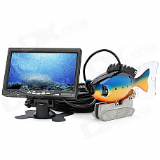 GSY8000ADVR 7" TFT Underwater Fish Finder Video Camera DVR Standard Set w/ 20m Cable - Black