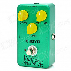 JOYO JF-01 Guitar Vomtage Overdrive Effect Pedal - Green + Yellow (1 x 9V 6F22)