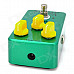 JOYO JF-01 Guitar Vomtage Overdrive Effect Pedal - Green + Yellow (1 x 9V 6F22)