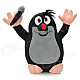 Cartoon Krteček Character Toy Cute Plush Mole Doll - Black