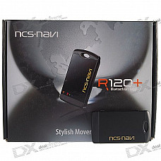 NCS NAVI R120+ Rechargeable Bluetooth 51-Parallel Search GPS Receiver with 4MB Track Logger