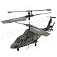 Udi U801A Rechargeable 3.5-CH IR Remote Controlled R/C Helicopter with Gyro - Army Green