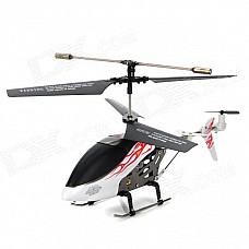 Udi U813 Rechargeable 3.5-CH IR Remote Controlled R/C Helicopter w/ Gyro - Black + White + Red