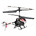 Udi U813 Rechargeable 3.5-CH IR Remote Controlled R/C Helicopter w/ Gyro - Black + White + Red