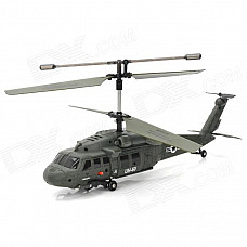 Udi U1 Rechargeable 3.5-CH 27.145MHz Radio Control R/C Helicopter with Gyro - Army Green