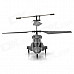 Udi U810 Rechargeable 3.5-CH IR Remote Controlled Projectile R/C Helicopter with Gyro - Silver Grey