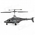 Udi U810 Rechargeable 3.5-CH IR Remote Controlled Projectile R/C Helicopter with Gyro - Silver Grey