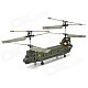 Udi U815 Rechargeable 3.5-CH IR Remote Controlled R/C Helicopter with Gyro - Army Green