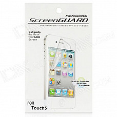 Protective Clear Screen Protectors w/ Cleaning Cloth for Ipod Touch 5 - Transparent (3 PCS)