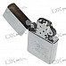 Motorbike Style Silver Oil Lighter