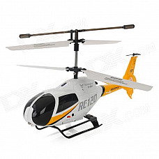 Udi U9 Rechargeable 3.5-CH 2.4GHz Radio Control R/C Helicopter with Gyro - Yellow + White