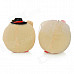 Soft Plush Cute Wedding Pig Couple Doll Toys - Beige (Pair)