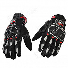 PRO-BIKER MCS-03 Motorcycle Racing Full-Finger Warm Gloves - Black + Grey(Size XL / Pair)