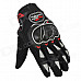 PRO-BIKER MCS-03 Motorcycle Racing Full-Finger Warm Gloves - Black + Grey(Size XL / Pair)