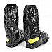 Toe-Zone Motorcycle Bicycle Cycling Waterproof Rain Boot Shoe Covers - Black (XL / Pair)