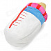 Milk Bottle Style Plush + PP Cotton Throw Pillow - Multicolored