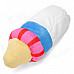 Milk Bottle Style Plush + PP Cotton Throw Pillow - Multicolored