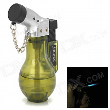 Vans Style Windproof Butane Gas Lighter - Silver + Black + Green