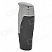 Windproof Stainless Steel Butane Jet Torch Lighter - Black