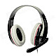 SADES SA-701 Headphones w/ Microphone + Volume Control for PC - Black (3.5mm Plug / 200cm-Cable)