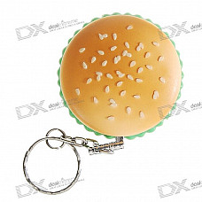 Hamburger Shaped Butane Lighter Keychain (Assorted Color)