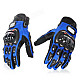 PRO-BIKER MCS-01A Motorcycle Racing Full-Finger Protective Gloves - Blue + Black (Size M / Pair)