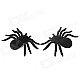0130 Novelty Lint Verisimilitude Spiders Toy - Black (2 PCS)