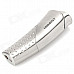 HONEST BCZ147-2 Stainless Steel Cavel Shaped Windproof Butane Lighter - Silver