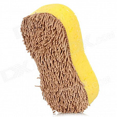 HQS-Y27163 Automobile Cleaning Sponge - Yellow + Dark Khaki