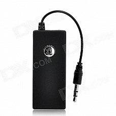 Mini 3.5mm Bluetooth v2.1 Audio Transmitter w/ USB + 2-Flat-Pin Plug - Black