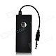 Mini 3.5mm Bluetooth v2.1 Audio Transmitter w/ USB + 2-Flat-Pin Plug - Black