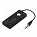 Mini 3.5mm Bluetooth v2.1 Audio Transmitter w/ USB + 2-Flat-Pin Plug - Black