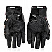 PRO-BIKER MCS-01A Skid-Proof Full Finger Motorcycle Racing Gloves - Black (Pair / M-Size)