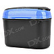 CQS-004 Car Plastic Trash Can Bin- Black + Blue (2.5L)