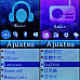 ONN Q6 Mini 1.5" Screen MP3 Player w/ FM / Clip - Blue (4GB)