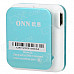 ONN Q6 Mini 1.5" Screen MP3 Player w/ FM / Clip - Blue (4GB)