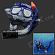 SC009 USB Rechargeable 3.0MP Underwater Diving Scuba Mask Digital Camera Camcorder - Blue (4GB)